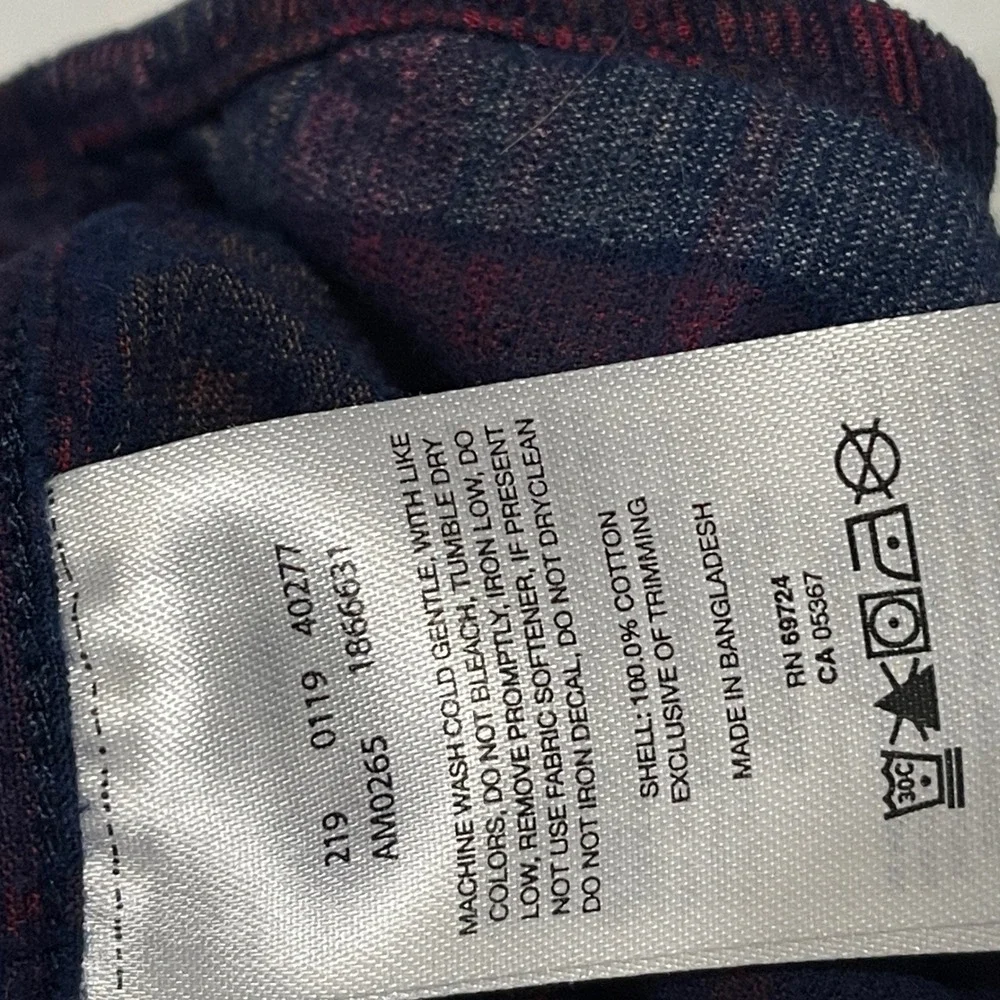 Columbia Men's Plaid Long‎ Sleeve Button Up Shirt M Corduroy Flannel 100% Cotton